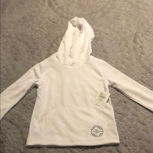 Gap swim hooded rash guard white size 2T
